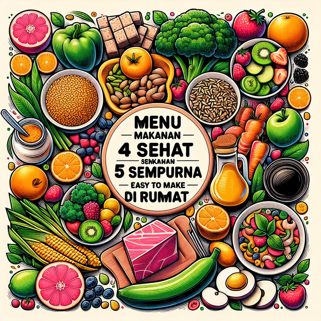Menu Makanan 4 Sehat 5 Sempurna yang Mudah Dibuat di Rumah